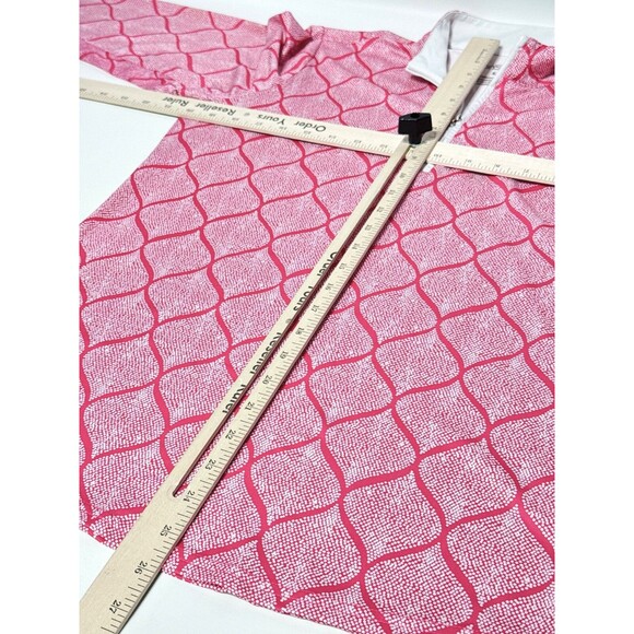 SanSoleil SolTek UPF 50 Cooling 3/4 Zip Golf Shirt Raspberry Pink Women Size L - Picture 11 of 13